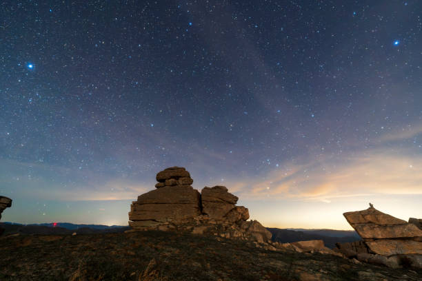 istock The mountain is under the Milky Way 2185859826