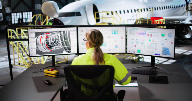Aircraft Maintenance And Repair. 3D Software