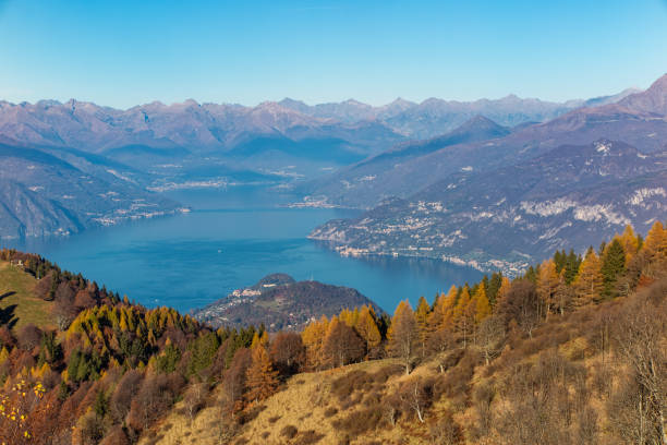 istock Landscape of Lake Como from San Primo mountain 2185873835