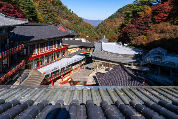istock high-angle view of the Buddhist temple 2185873870