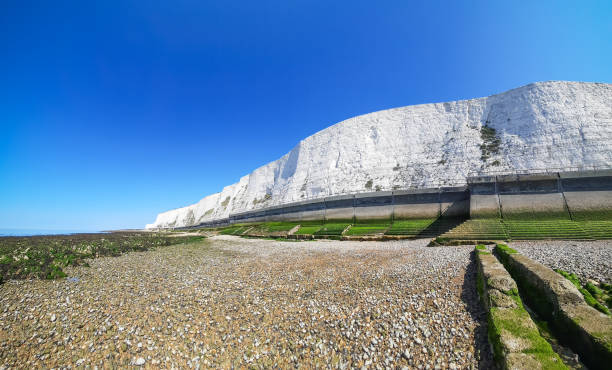 South England  white cliffs coast East Sussex England Europe