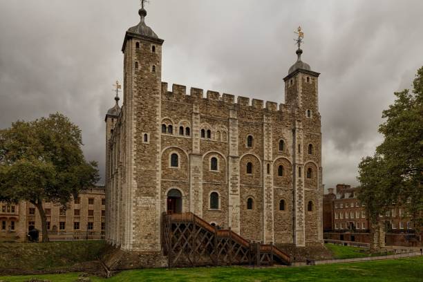 istock White Tower of London under overcast sky 2185878271