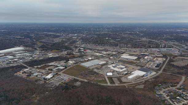 istock Aerial view of urban area 2185878899