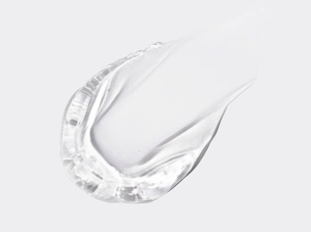 istock smears cream gel texture on a light background 2185886318