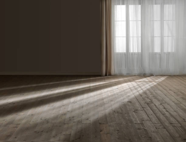 istock Single shot photo of an empty room with a large window 2185892201