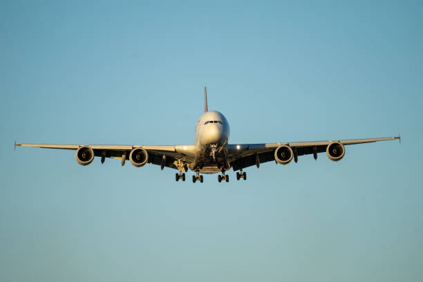 istock A massive Airbus A380  landing. 2185894283