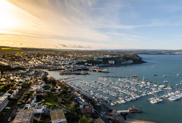 istock Boats in Brixham outer harbour 2185896468