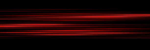 istock Particle motion effect. Magic of moving fast lines. Red special effect, speed line. Laser beams, horizontal light rays. Glowing flare spark and flash lights. Luminous trail. Vector 2185896653