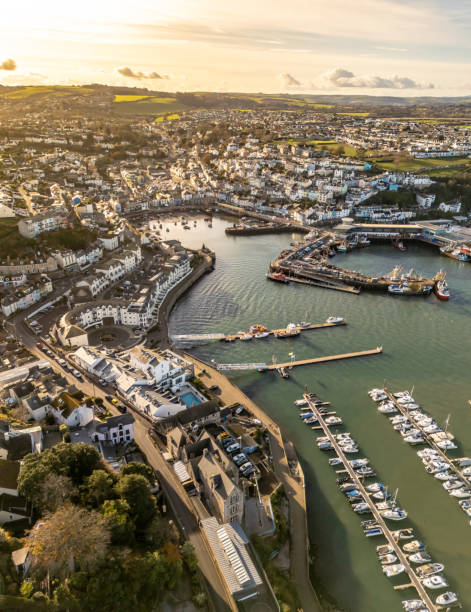 istock Brixham Inner Harbour and town centre 2185896709