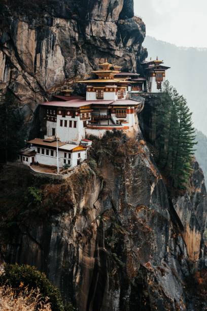istock Tiger's Nest Monastery on a cliff in Bhutan. 2185898373