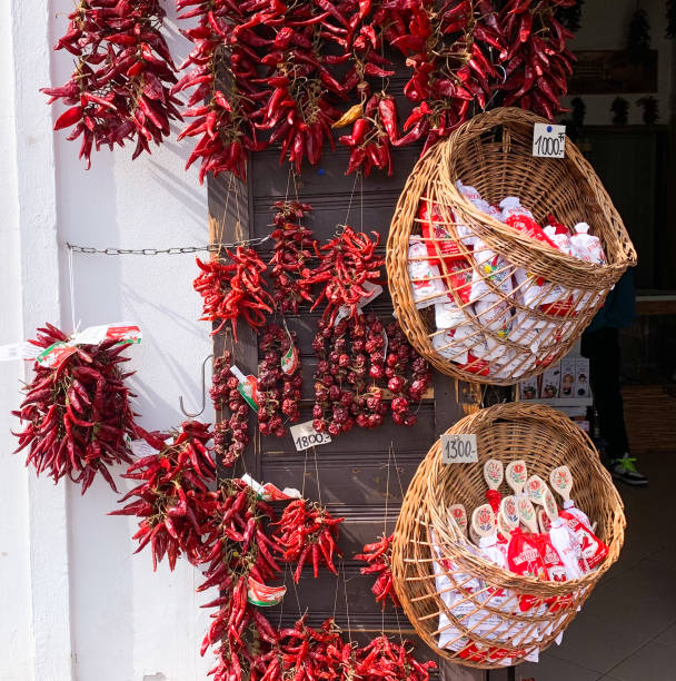 istock Chili peppers for sale 2185906465