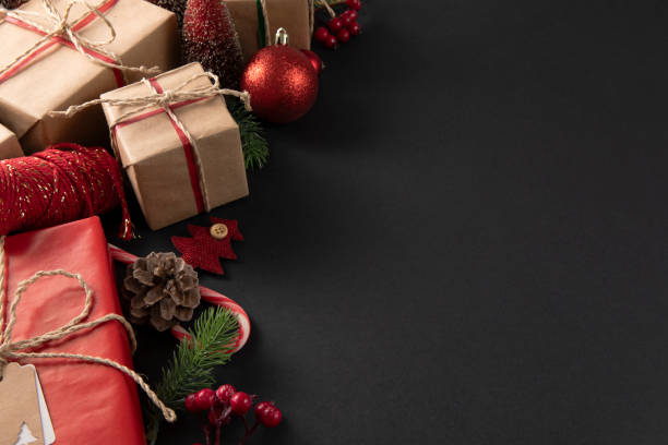 istock Christmas and New Year Holiday Frame 2185910962