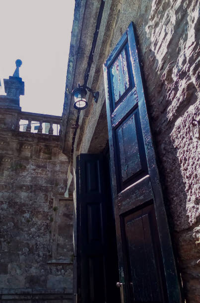 istock Old part of Santiago de Compostela, Spain 2185924326