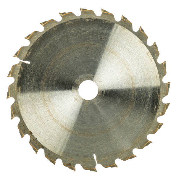istock Circular saw blade isolated on white background 2185925071