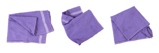 istock purple kitchen towel set isolated on white 2185925089