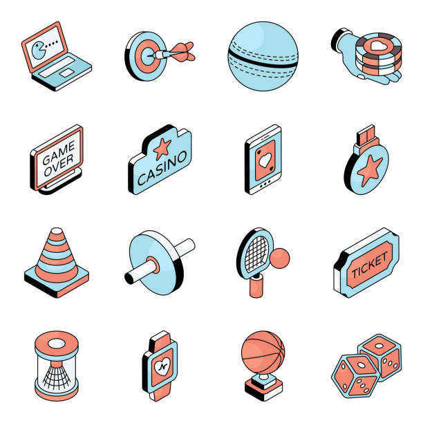 Set of Sports and Games Flat Icons Sports icons download is presenting creative icons. Football, rugby, basketball, success, cricket ball and much more. Catch the design success and kick out those old ideas. pac man vector stock illustrations