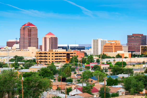 istock Albuquerque, New Mexico, USA at Dawn 2185928128