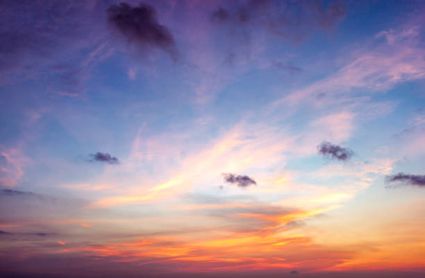istock Beautiful dramatic scenic after sunset sky background after sunset 2185931393