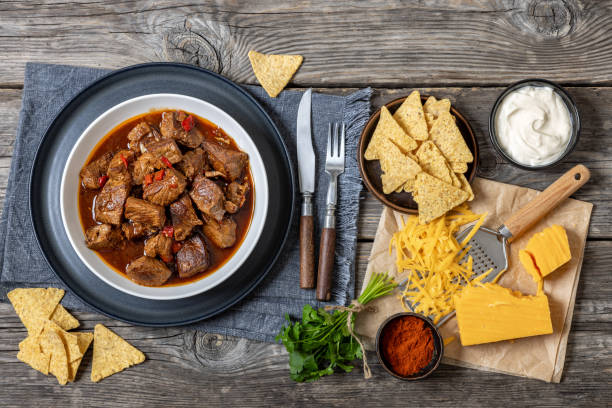 istock beef stew in a white bowl on rustic wooden table 2185933931