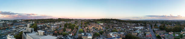 istock Panoramic Aerial Luton City During Cloudy Sunset 2185938771