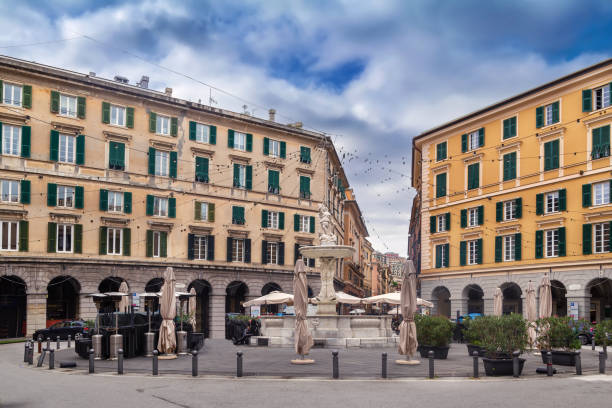 istock Piazza Colombo, Genoa, Italy 2185946969