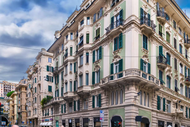 istock Street in Genoa, Italyv 2185947053