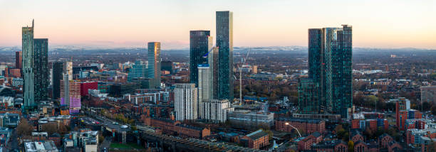 istock Manchester cityscape panorama 2185949161