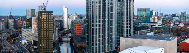 istock Manchester cityscape panorama 2185949171