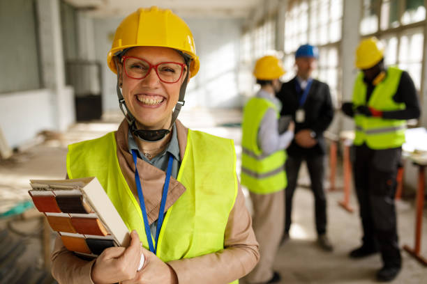 istock Mature woman architect 2185953983