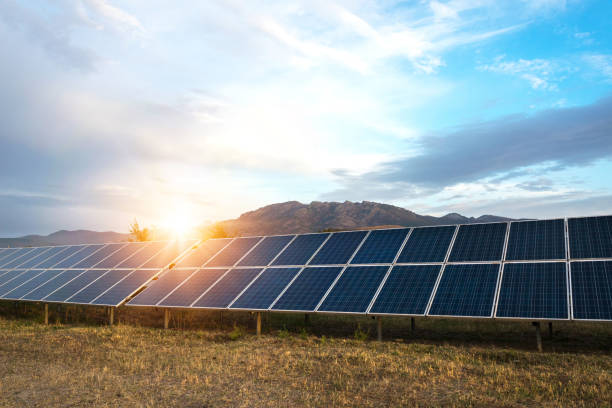 istock Solar panel, photovoltaic, alternative electricity source - concept of sustainable resources 2185961439