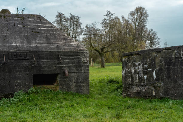 istock Historic bunkers at Schalkwijk, The Netherlands. 2185967495
