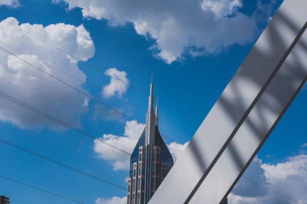 Nashville View from John Seigenthaler Pedestrian Bridge