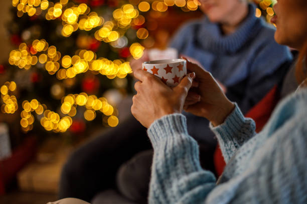 istock Relaxing together during a cozy Christmas evening 2185992315