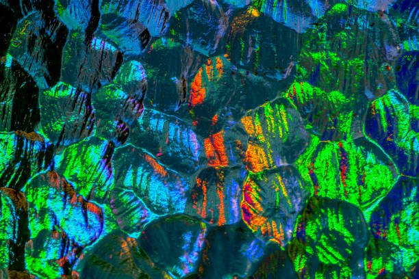 Image of a crystal cup of enlightenment with colored light