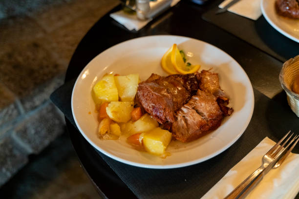 Lamb meat needs to be cooked slowly over fire to be cooked well. This lamb meat cooked in tandoor has a perfect flavor.