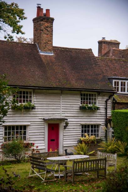 London, United Kingdom - October 21, 2024: Wooden Cottage near Hampstead