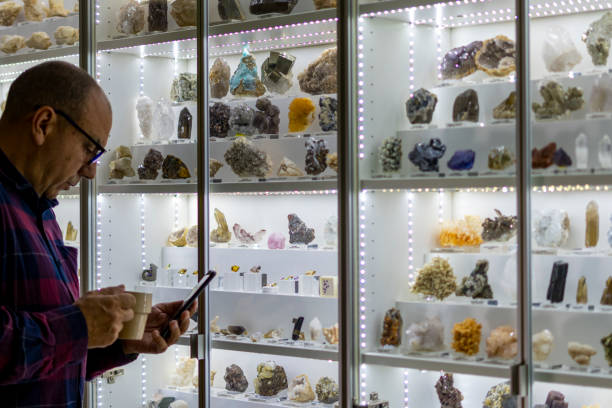istock Geologist collects data with his mobile phone 2186017159