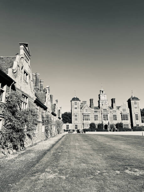 istock Blickling Estate in black and white 2186027943