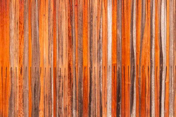 istock Wall of wooden panels 2186033538
