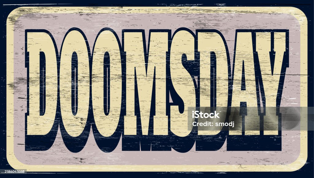 Doomsday Cursive Doomsday Stock Illustration - Download Image Now - Accidents and ...