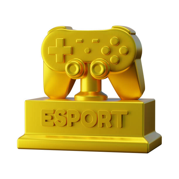 istock Esport Competition Trophy 3D Illustration 2186041715
