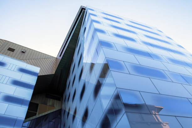 istock Contemporary architecture, shiny glass facade 2186064980