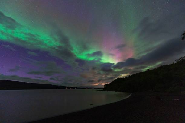 istock Northern Lights over Tranquil Lake 2186118765