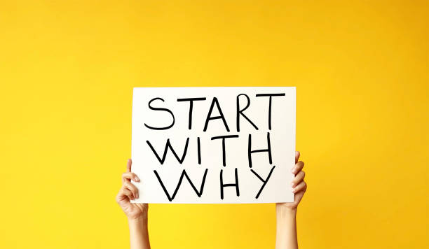 istock Start With Why Sign Against Yellow Background 2186139424