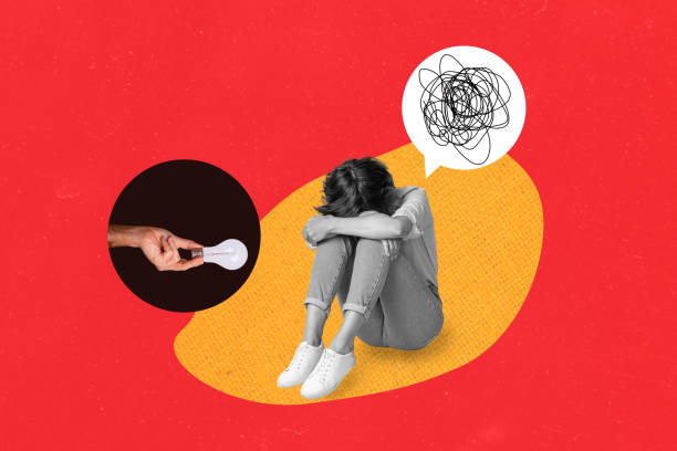 istock 3D photo collage template trend artwork composite of young lady sit platform sad face bad mood depressed cloud sky drops rain cry 2186144291