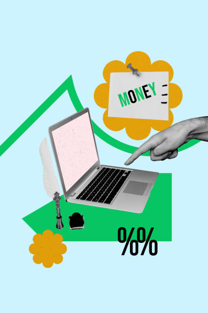 istock Composite trend artwork sketch image photo collage of graphics stats student computer monitor keyboard young guy loudspeaker proclaim 2186161672