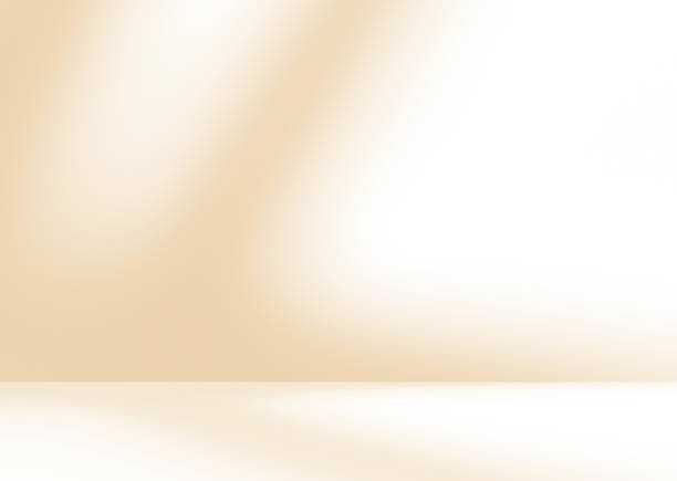 istock Autumn background room studio with sunlight effect leaves shadow on wall and floor. 2186167593