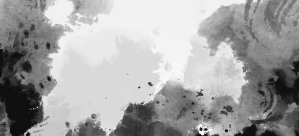 istock Ink and watercolor brushstrokes blur the background 2186170777