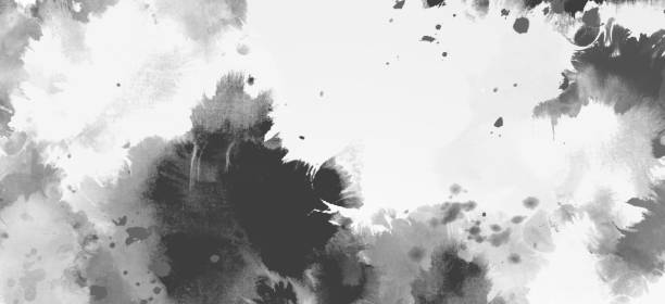 istock Ink and watercolor brushstrokes blur the background 2186170812