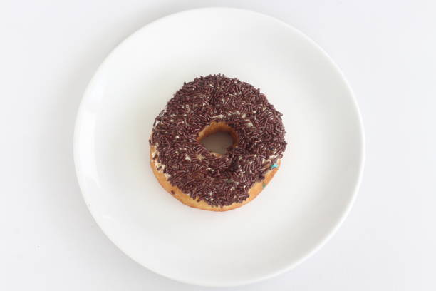 istock Sweet chocolate donut 2186185693